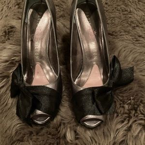 Paris Hilton Peep Toe Pumps